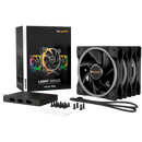 be quiet! Light Wings 120mm ARGB PWM Fan Black 3 Pack-3