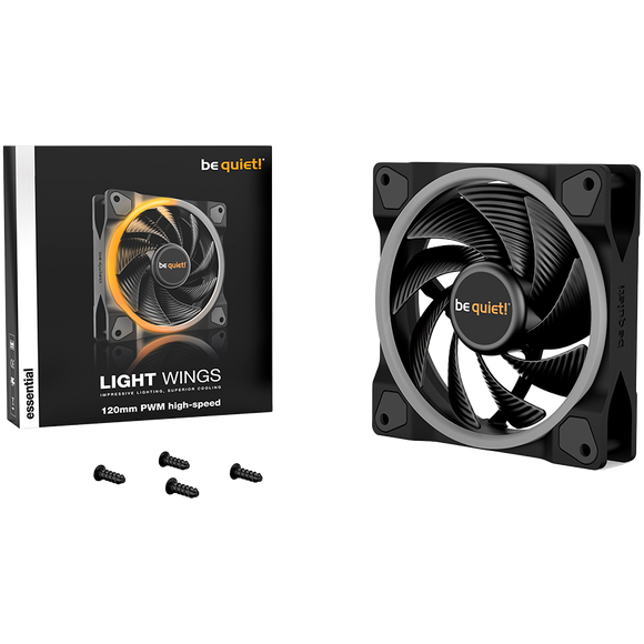 Be quiet! / ventilátor Light Wings high speed / 120mm / PWM / ARGB