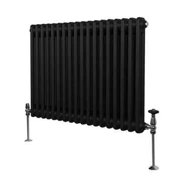 Radiateur Traditionnel à Double Colonne – 600 x 832 mm – Noir