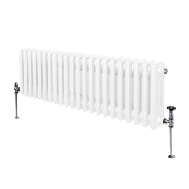 Radiateur Traditionnel à Triple Colonne – 300 x 1012 mm – Blanc