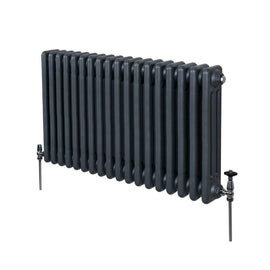 Radiateur Traditionnel à Triple Colonne – 600 x 832 mm – Gris Anthracite
