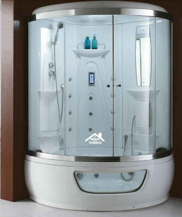 Cabine de douche d'angle hydromassante PALOMA K-549 130x130 cm x 225 cm