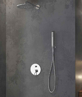 Ensemble de douche à encastrer ARTEMIS avec douchette en inox