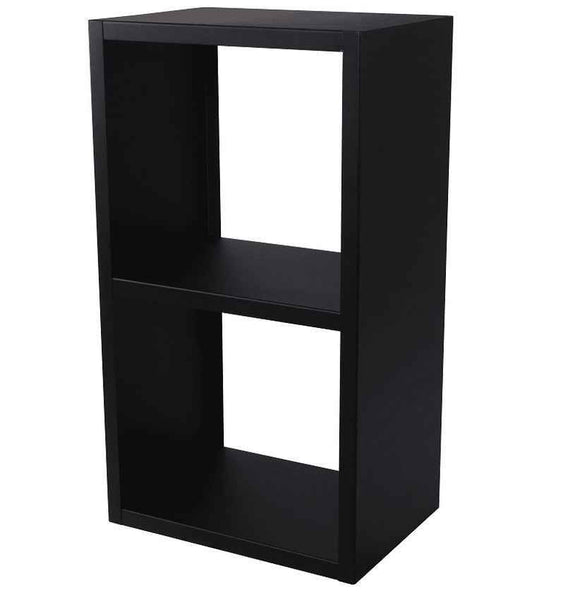 Range bûches rectangulaire LOLI en acier noir 45x30x80 cm