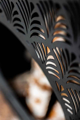 Cheminée d’extérieur en acier ANKARA 50x33x108cm