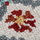 Tapis style floral pure laine leaf-3