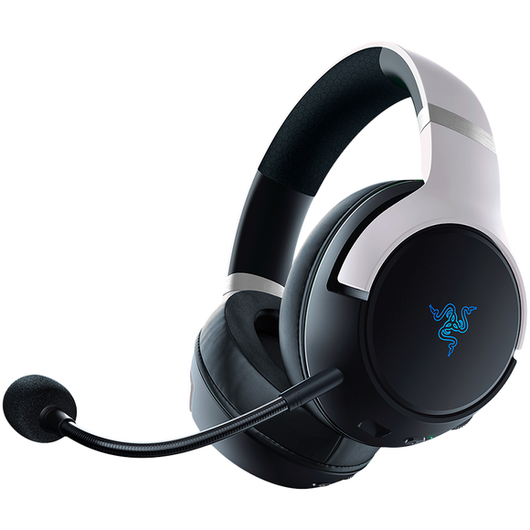 Casque de jeu sans fil razer kaira hyperspeed usb type-c bluetooth blanc et noir