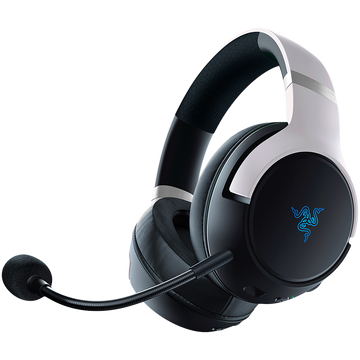 Casque de jeu sans fil Razer Kaira HyperSpeed, USB Type-C, Bluetooth, blanc et noir