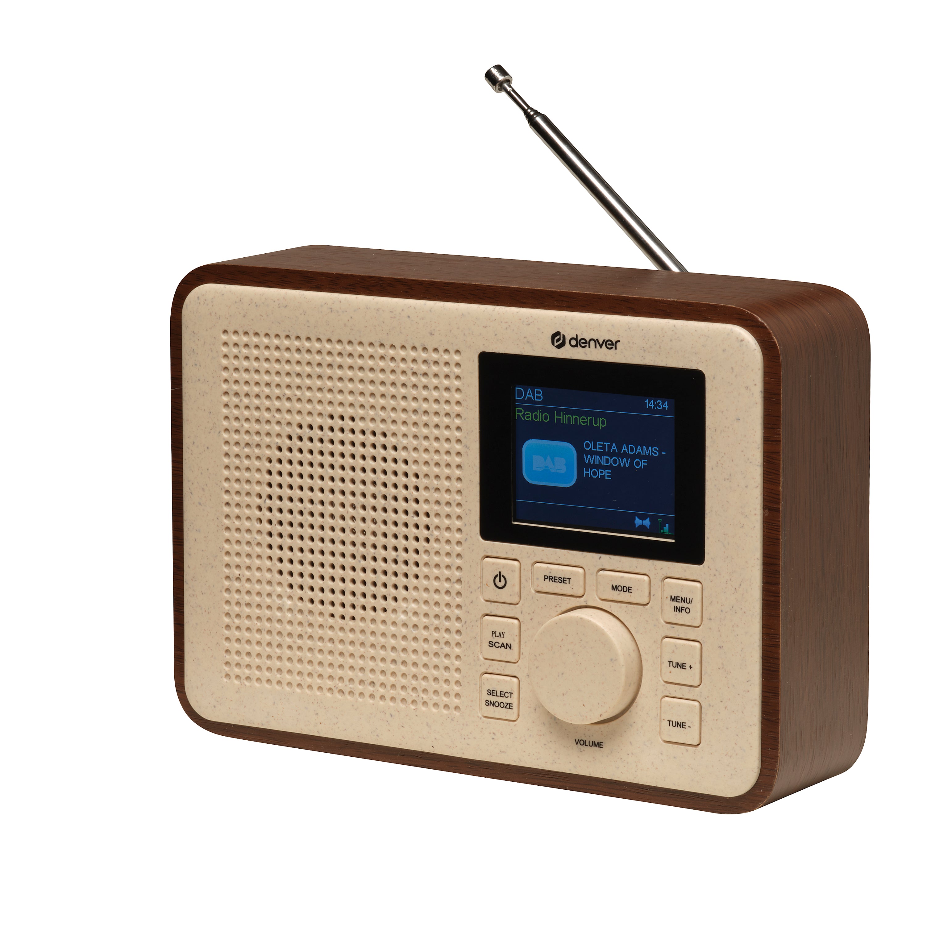 Denver DAB-60DW Greenline Bois foncé