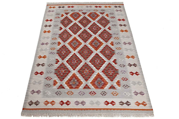 Tapis kilim orient tissé main en laine ZAGRA