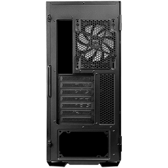 MSI MPG VELOX 100P AIRFLOW Mid Tower Gaming Computer Case 'Black, 3x 120mm Fan + 1x 120mm ARGB Fan, ARGB light strip, USB Type-C, 1x Tempered Glass, Center, E-ATX, ATX, mATX, mini-ITX'