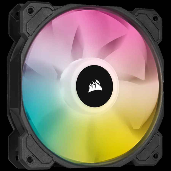 Ventilateur de boîtier d'ordinateur Corsair SP140 RGB ELITE 14 cm Noir 1 pièce(s)