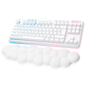 LOGITECH G715 Wireless Mechanical Gaming Keyboard - OFF WHITE - US INTL - LINEAR, "920-010692" (timbru verde 0.8 lei)