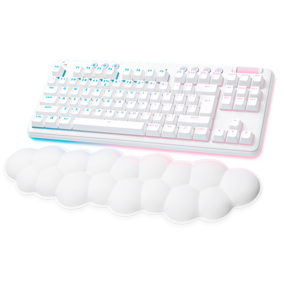 LOGITECH G715 Wireless Mechanical Gaming Keyboard - OFF WHITE - US INTL - LINEAR, "920-010692" (timbru verde 0.8 lei)