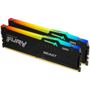 Kingston DRAM 32GB 5600MT/s DDR5 CL36 DIMM (Kit of 2) FURY Beast RGB EXPO