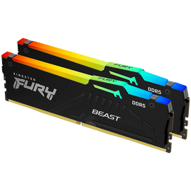 Kingston DRAM 32GB 5600MT/s DDR5 CL36 DIMM (Kit of 2) FURY Beast RGB EXPO - 0