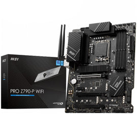 MSI PRO Z790-P WIFI, Socket 1700, Dual Channel DDR5 7000+MHz, 3x PCIe x16 slot, 4x M.2 slot, 1x HDMI, 4x USB 3.2 Gen 1, 4x USB 2.0, 1x USB 3.2 Gen 2, 7.1 HD Audio, 2.5Gbps LAN, 3Y - 0