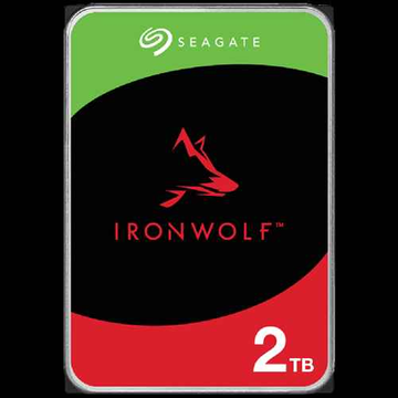 Disque dur interne Seagate IronWolf 2 To 256 Mo 3,5" Serial ATA III (ST2000VN003)