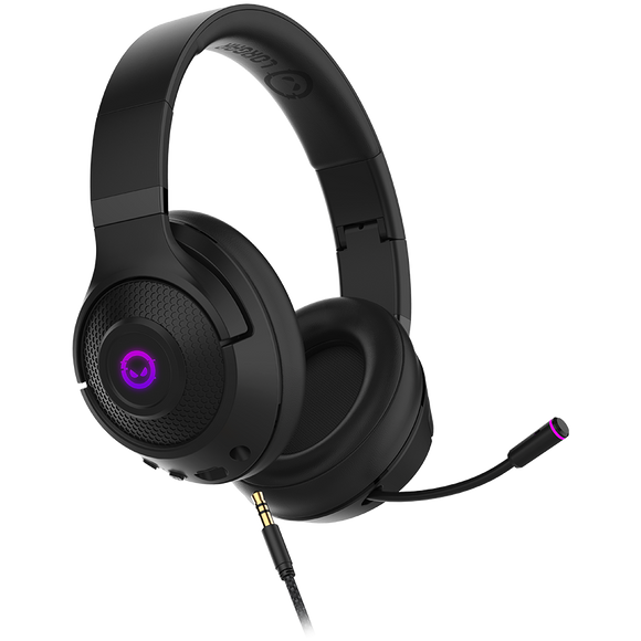 Lorgar NOAH 701 Headset with Microphone | Bluetooth | Built-in microphone | 2.4GHz USB, BT 5.1 | ANC | Black