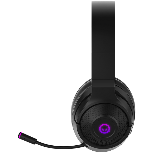 Lorgar NOAH 701 Headset with Microphone | Bluetooth | Built-in microphone | 2.4GHz USB, BT 5.1 | ANC | Black