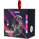 Lorgar NOAH 701 Headset with Microphone | Bluetooth | Built-in microphone | 2.4GHz USB, BT 5.1 | ANC | Black-3