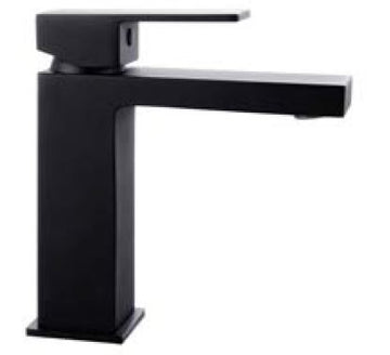 Mitigeur lavabo DELOS NERO en laiton noir 16,2x15,7x5,2 cm