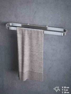 Porte-serviette mural NOVELLINI en laiton chromé