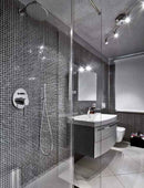 Mitigeur douche mural encastrable SEINA laiton chromé avec commutateur