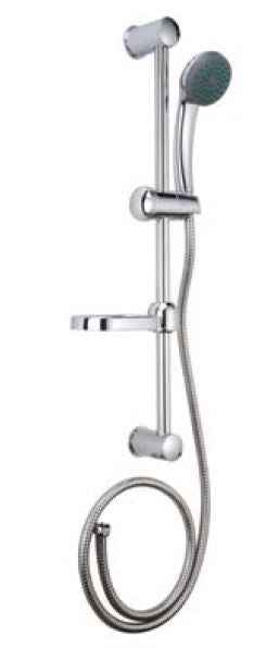 Set de douche mural chromé ANNA avec douchette 52,5 cm