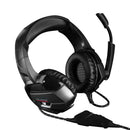 Casque de jeu Modecom Volcano MC-859 Bow avec microphone, câble 3,5 mm et 2,2 m, noir