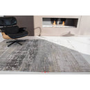 Tapis de salon en coton atlantic streaks - coney grey-2