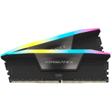 Carte mère corsair vengeance rgb 32 go 2 x 16 go dimm ddr5 6 400 mt/s sans tampon 32-40-40-84 pmic standard xmp 3.0 dissipateur thermique noir 14 v
