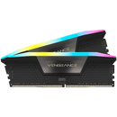 Carte mère corsair vengeance rgb 32 go 2 x 16 go dimm ddr5 6 400 mt/s sans tampon 32-40-40-84 pmic standard xmp 3.0 dissipateur thermique noir 14 v