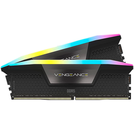 Carte mère corsair vengeance rgb 32 go 2 x 16 go dimm ddr5 6 400 mt/s sans tampon 32-40-40-84 pmic standard xmp 3.0 dissipateur thermique noir 14 v