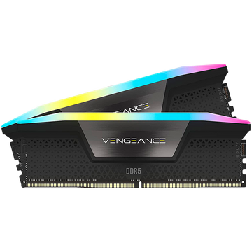 Carte mère corsair vengeance rgb 32 go 2 x 16 go dimm ddr5 6 400 mt/s sans tampon 32-40-40-84 pmic standard xmp 3.0 dissipateur thermique noir 14 v