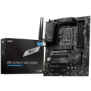 MSI | PRO B760-P WIFI DDR4 | Famille de processeurs Intel | Socket de processeur LGA1700 | DDR4 | Interfaces de disque dur prises en charge : SATA, M.2 | Nombre de connecteurs SATA : 4