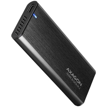 AXAGON External USB-C 3.2 Gen 2 metal box for M.2 NVMe & SATA SSD disks | EEM2-SB2
