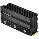 AXAGON Passive aluminum heatsink for single-sided and double-sided M.2 SSD disks, size 2280, height 36 mm | CLR-M2XL