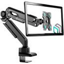 ONKRON G90-B Swivel and tilt desk mount for 13‘-34’ monitors, max. 10 kg, with rotation, black