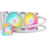 Cooler Corsair "iCUE H100i ELITE CAPELLIX XT", skt universal, racire cu lichid, ventilator 120 mm x 2, 2400 rpm, iluminat RGB, "CW-9060072-WW" (timbru verde 2 lei)