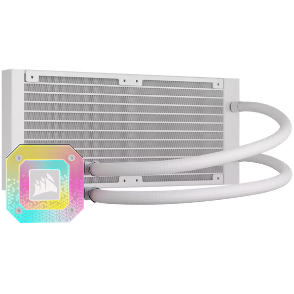 Cooler Corsair "iCUE H100i ELITE CAPELLIX XT", skt universal, racire cu lichid, ventilator 120 mm x 2, 2400 rpm, iluminat RGB, "CW-9060072-WW" (timbru verde 2 lei)