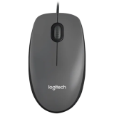 Logitech | Mouse | M100 | Optical | Optical mouse | Wired | Black