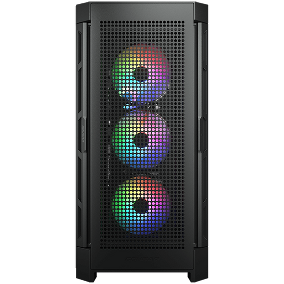 COUGAR DUOFACE PRO RGB PC Case, Mid Tower, Black