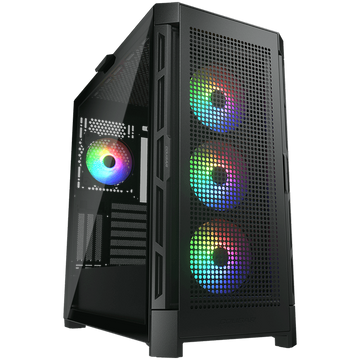 COUGAR DUOFACE PRO RGB PC Case, Mid Tower, Black