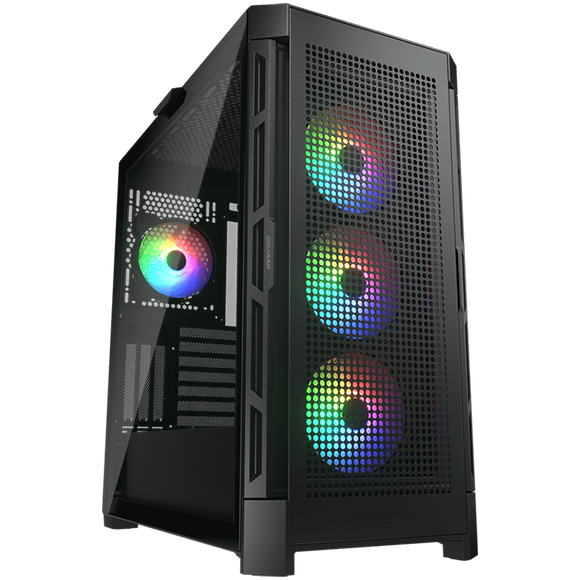 COUGAR DUOFACE PRO RGB PC Case, Mid Tower, Black
