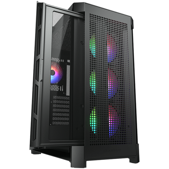 COUGAR DUOFACE PRO RGB PC Case, Mid Tower, Black