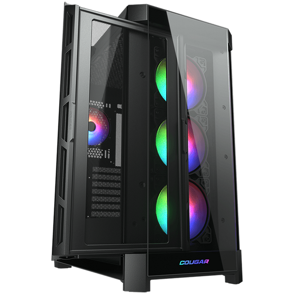 COUGAR DUOFACE PRO RGB PC Case, Mid Tower, Black