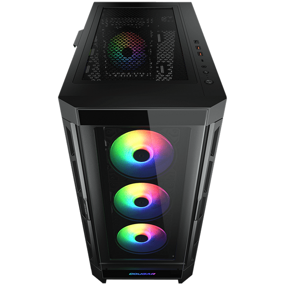 COUGAR DUOFACE PRO RGB PC Case, Mid Tower, Black