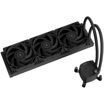 EK Water Blocks EK-Nucleus AIO CR360 Dark Komplett-Wasserkühlung - Schwarz - 0