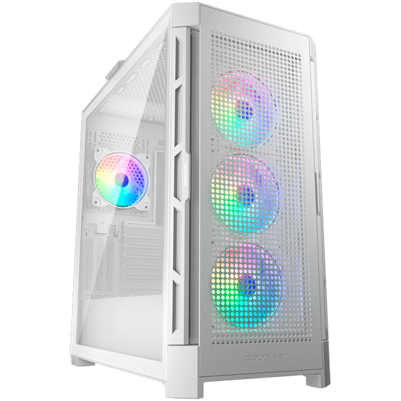 COUGAR Midi Tower Case Duoface Pro ARGB, White